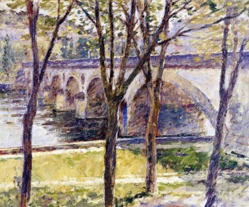  Giverny Kunst - Brücke in der Nähe von Giverny Theodore Robinson